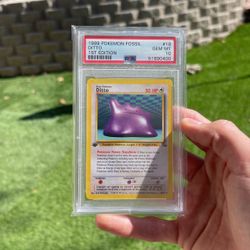 1st Edition Pokemon Ditto PSA 10