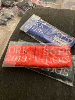 SUPREME FW19 INTERNATIONAL HEADBAND ORANGE