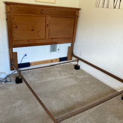 Full Or Queen Bed Frame & Headboard