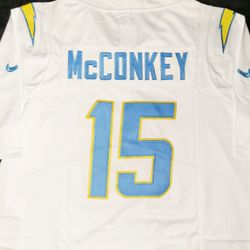 CHARGERS Ladd McConkey jerseys (M, 2XL, 3XL) 