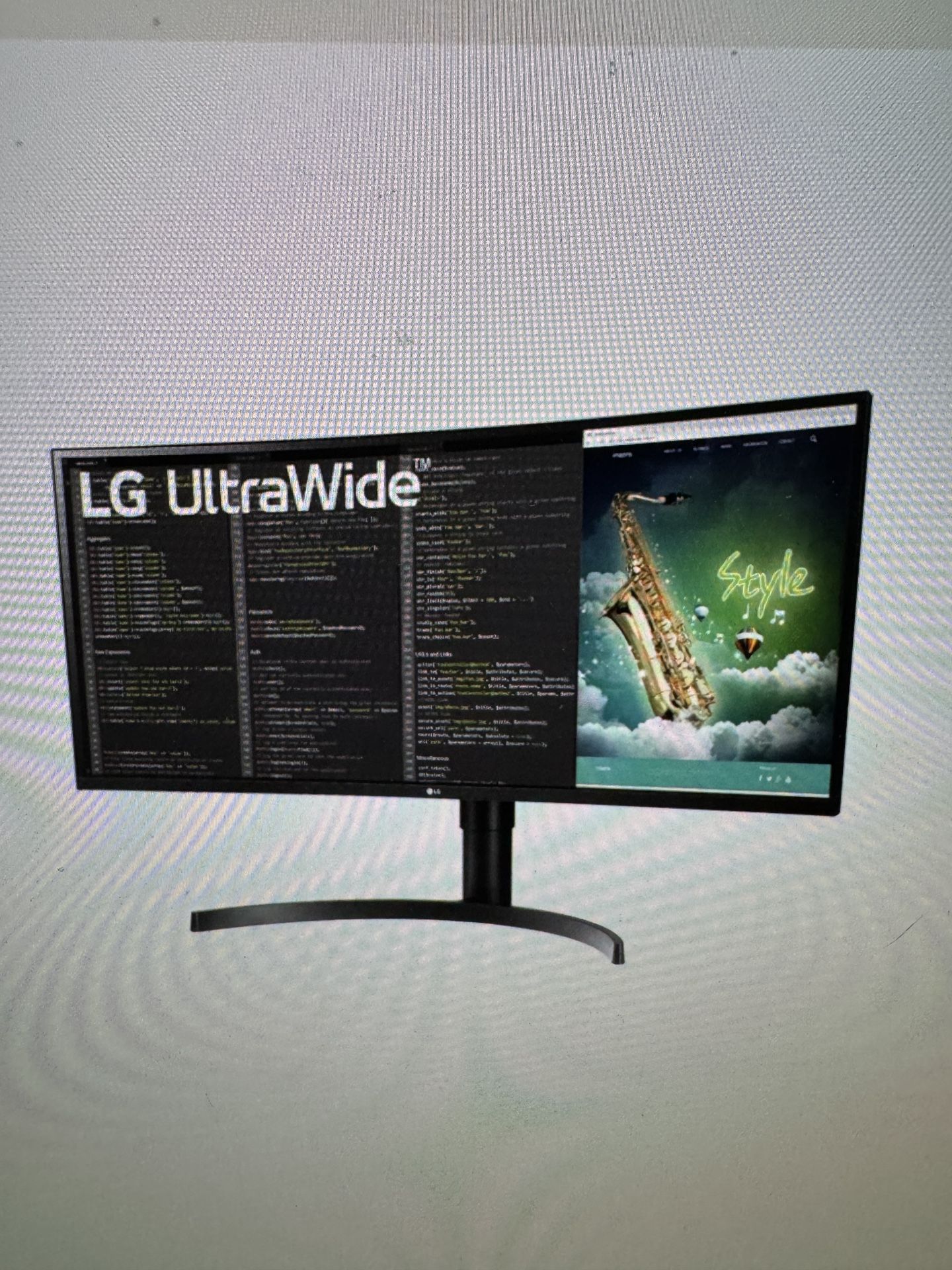 LG Gaming Monitor 35” Curved Ultrawide QHD HDR Monitor With FreeSync