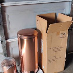 BrylaneHome Step Trash Cans, Set Of 2 NEW!
