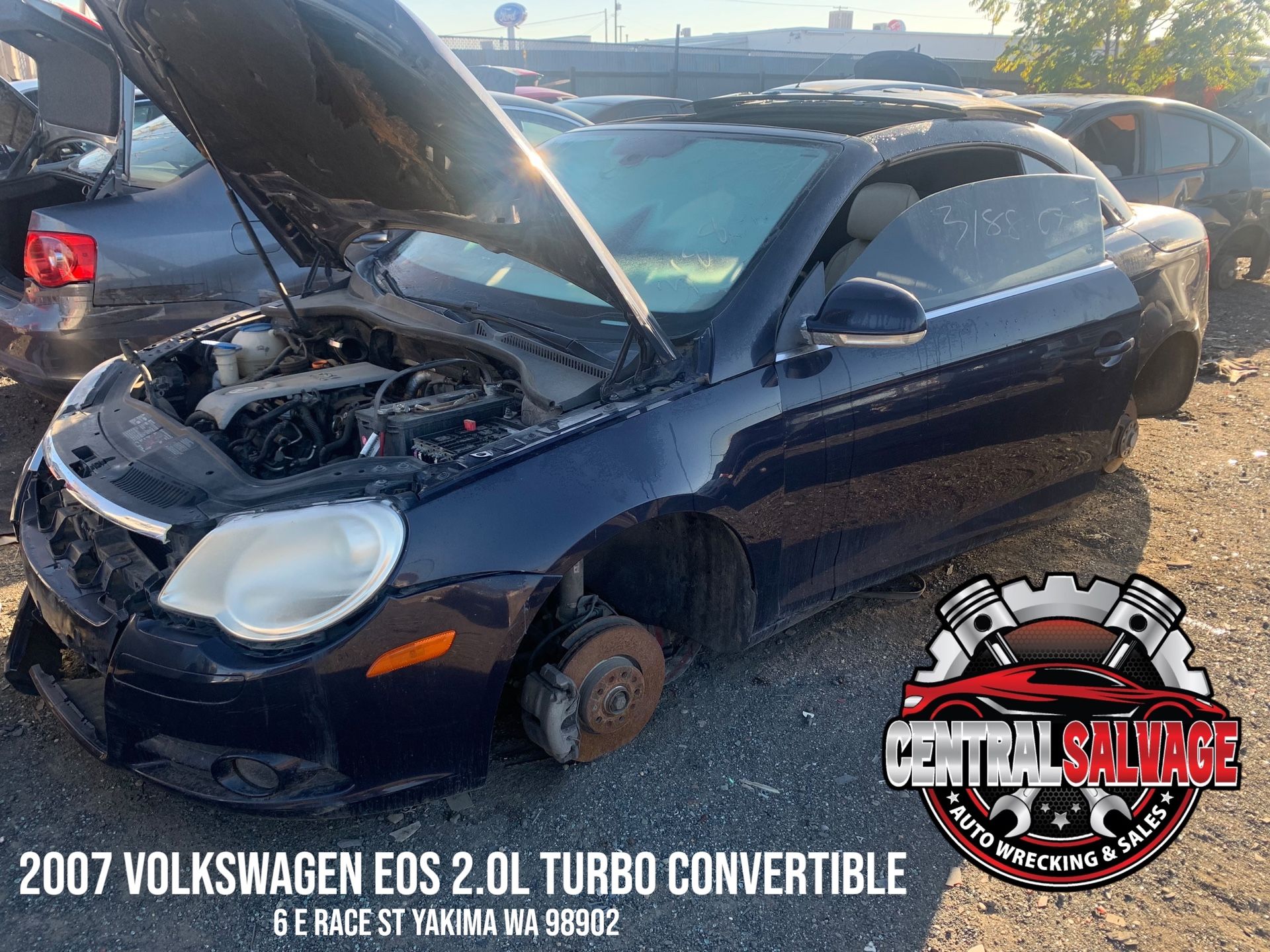 2007 Volkswagen EOS 2.0L Turbo Convertible Partout Parts Only 