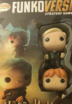 Pop Funkoverse Strategy Game Harry Potter101 Draco Malfoy Ron Weasley New