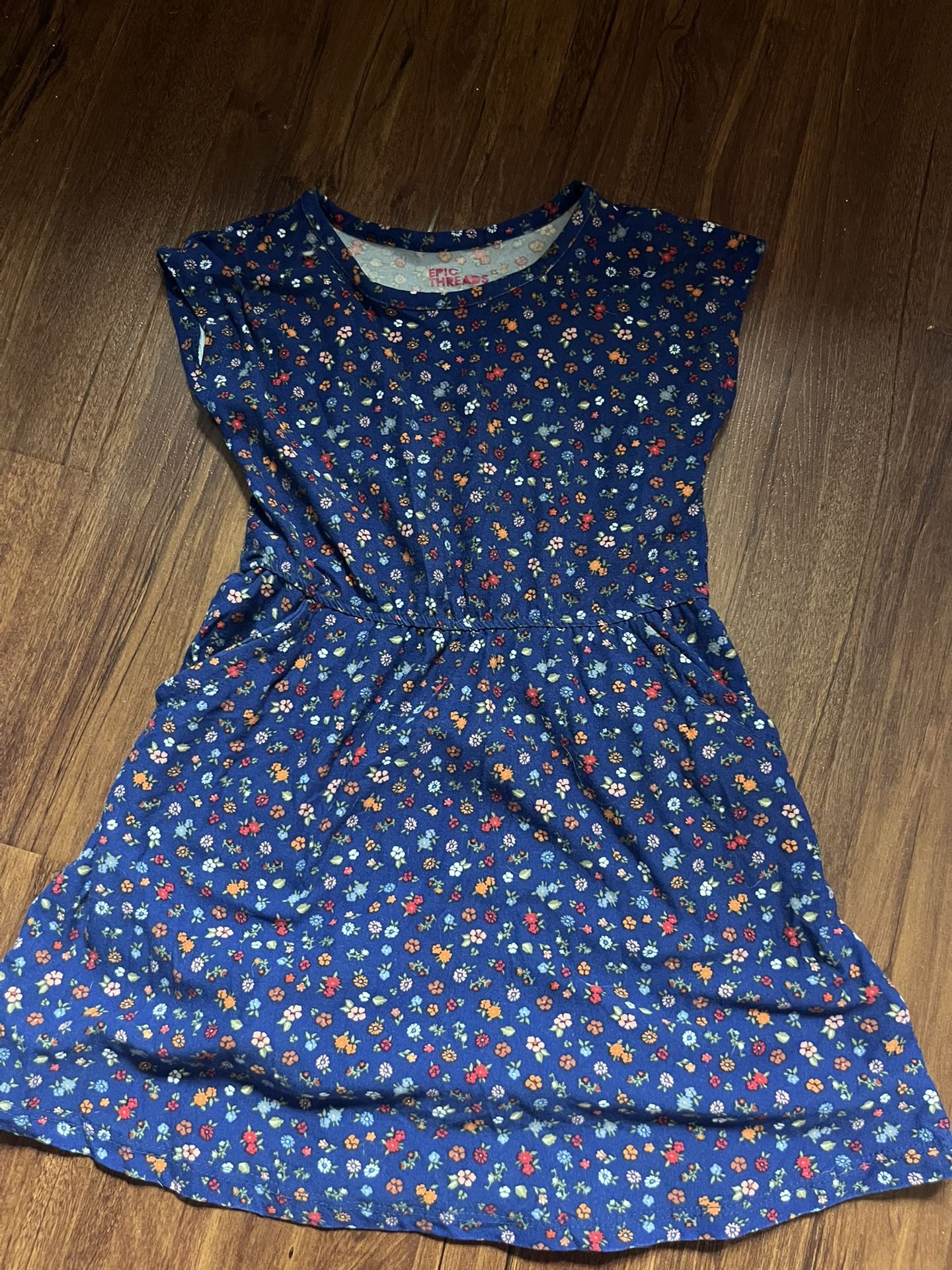 Girls Dress -blue -4T