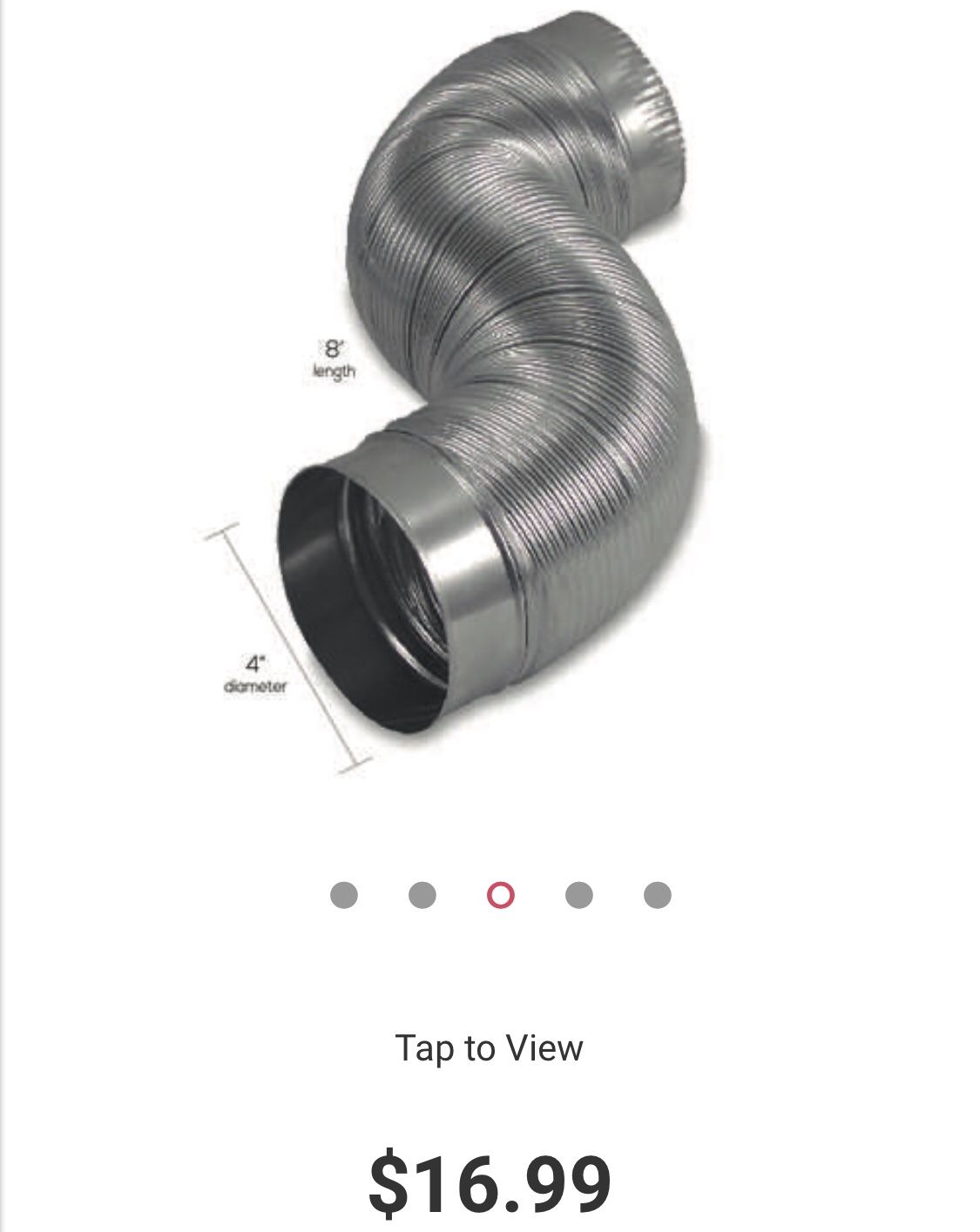 Vent Duct Bath Kitchen Exhaust