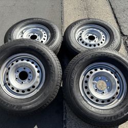 (4) 16” Ford Bronco Wheels 255/70R16 Bridgestone Tires