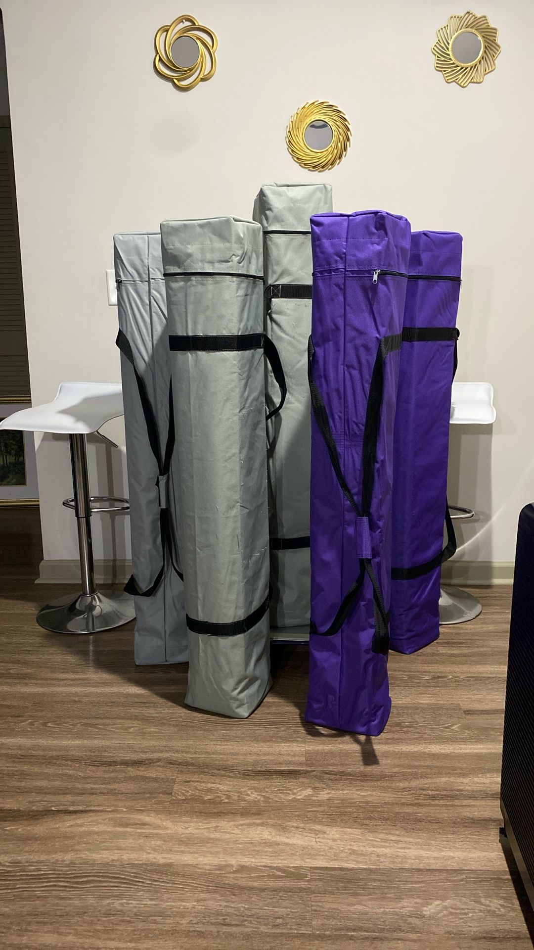 Royal Purple 💜✝️or Gray (white) 🤍Tent 10 X 10 Easy Quick Pop-Up New 100 Each