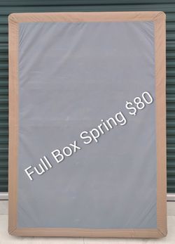 Full Box Spring $80