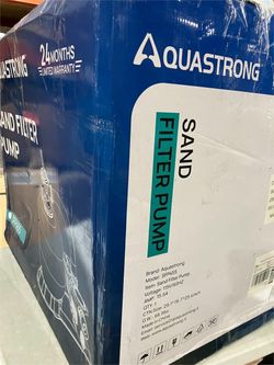 AQUASTRONG Sand Filter Pump 18in 6100GPH