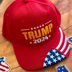 Trump Tucker Cap Hat RED Trump 2024 NEW