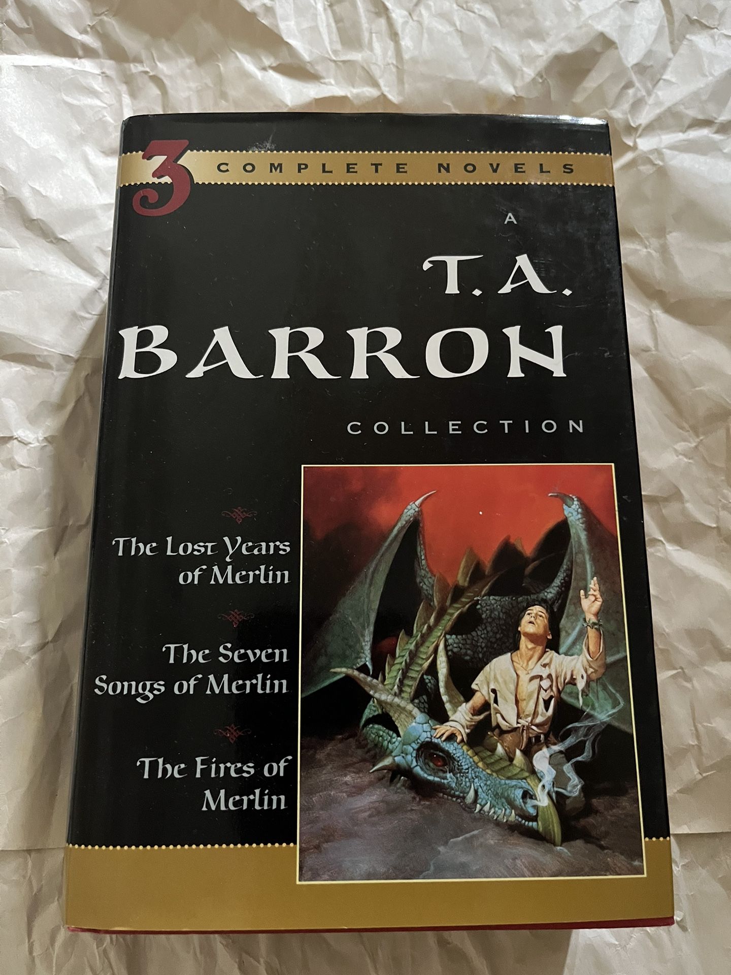 Book With 3 Complete Novels By T. A. Barron Collection