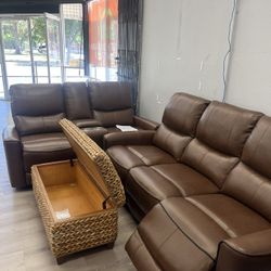 New Recliner Sofa And Loveseat Both On Sale Now Dont Miss