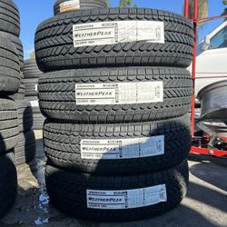 235/65/18 New Tires Bridgestone WeatherPeak