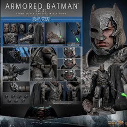 Hot Toys MMS743-D63 Armored Batman 2.0 (Deluxe Edition) Batman v Superman Dawn of Justice 1/6 Figure