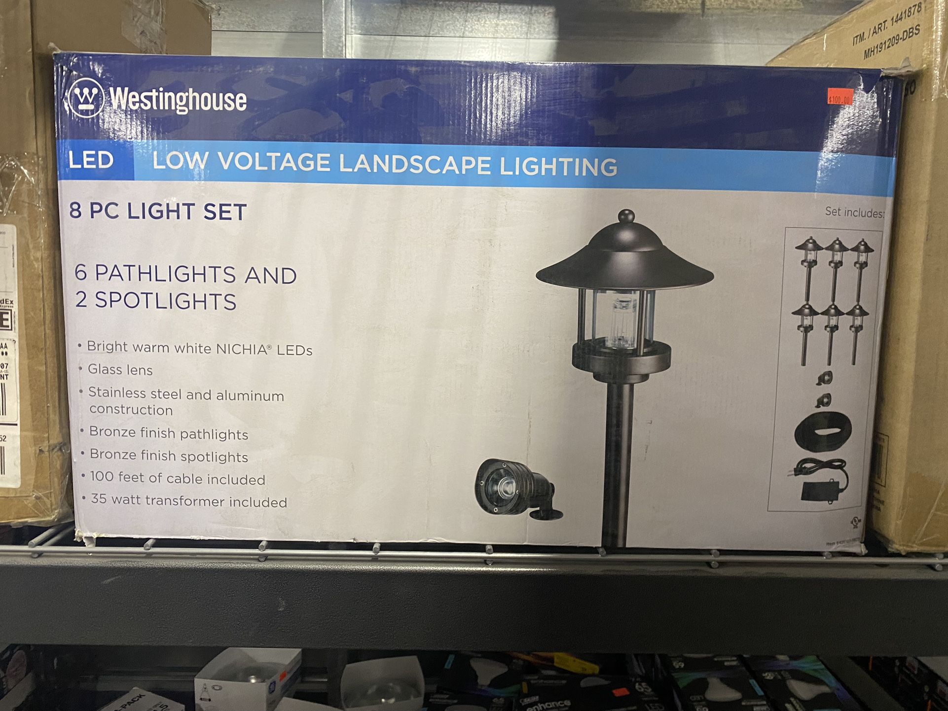 Westinghouse 8piece Outdoor Light Set 