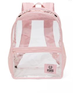 Victoria's Secret PINK Clear Backpack 18 Liters