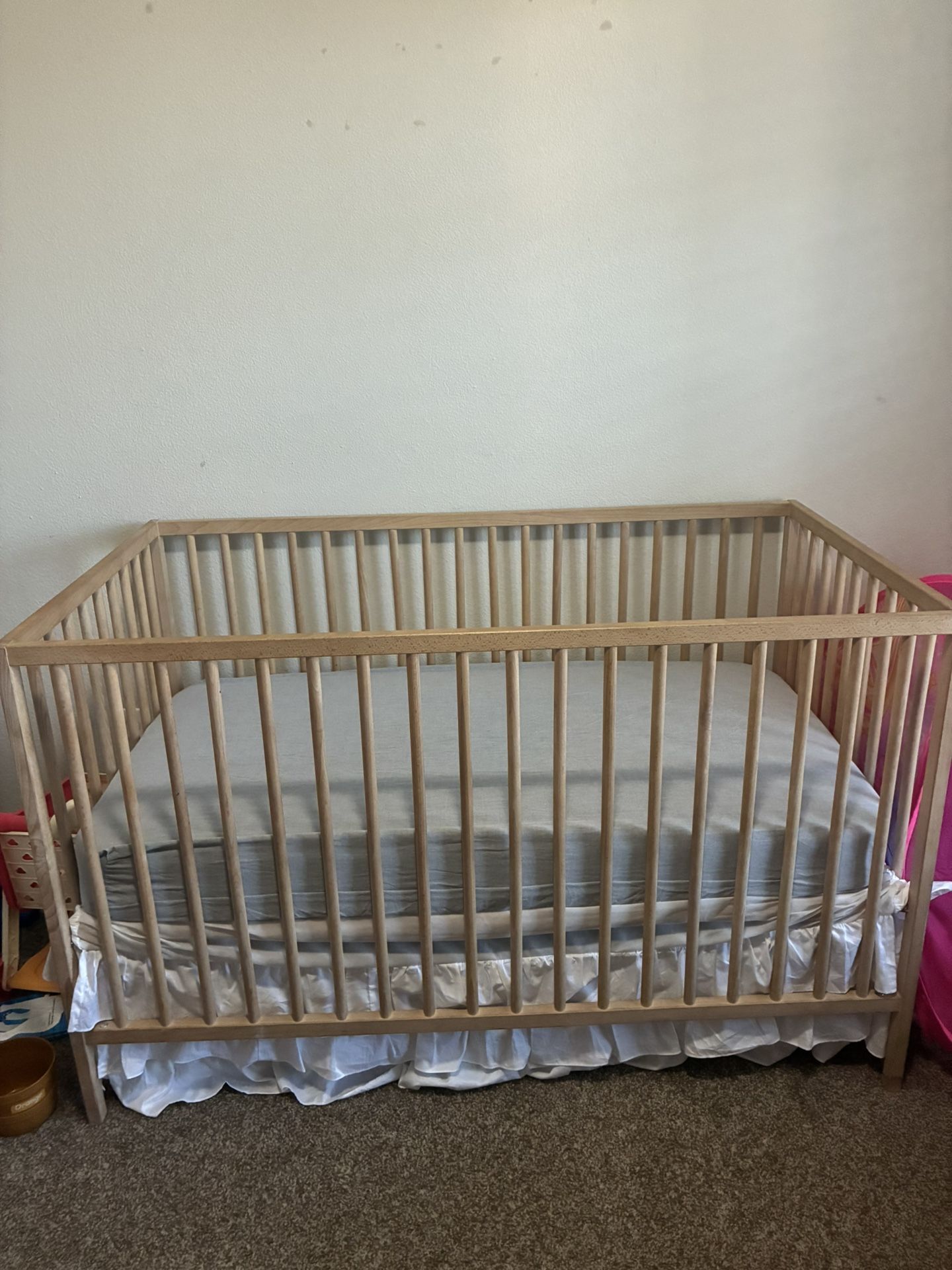 Wooden IKEA Crib