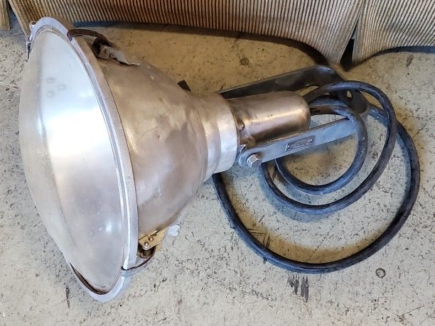 Vintage Westinghouse Warehouse Light Fixture w Bulb