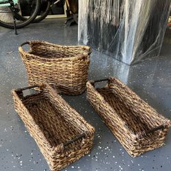 Woven Baskets - Made with abaca