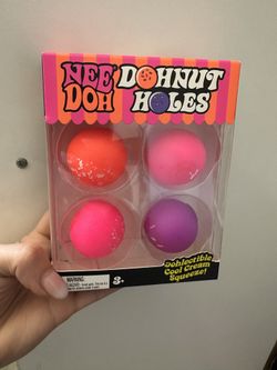 Needoh squishy dohnut holes