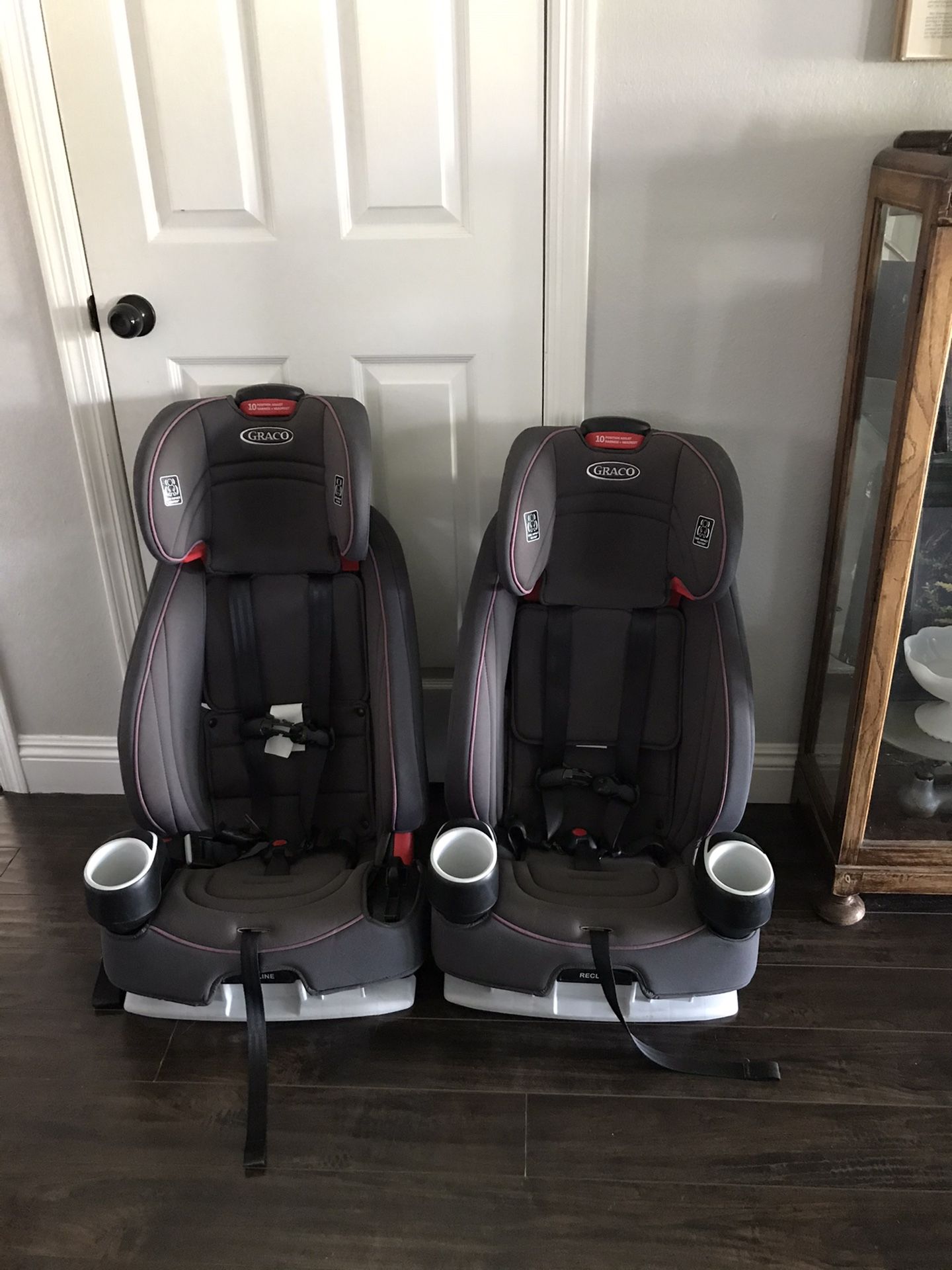 Two like new graco atlas car seat booster .