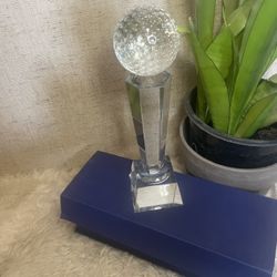 Brand New Crystal $3 Off Trophy