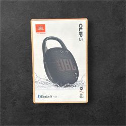 JBL Clip 5 ultra-portable Bluetooth speaker in black