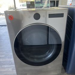 7.4 cu ft LG Front Load Gas Dryer Vented, 27” W @$850 Off or 55% Off MSRP!