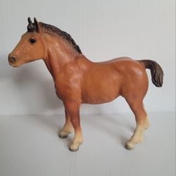 Vintage BREYER #84 Clydesdale Foal Chestnut Wdith White Face & Socks 8" Tall .
