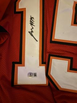 Jalen McMillan signed and Beckett certified jersey