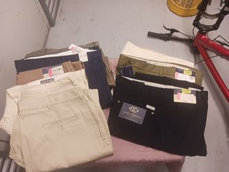 MEN'S SLACKS AND SHIRTS