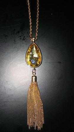 Long rhinestones necklaces