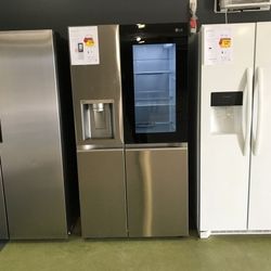 Lg Side By Side Smart Instaview Refrigerator With Craft Ice
