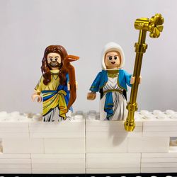 Jesus Christ & Mary Minifigures Bible Figs | New Custom LEGO Compatible Toys