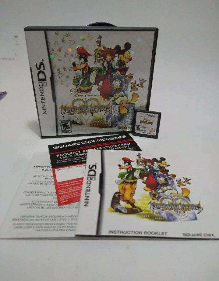 Kingdom Hearts Re:Coded (Nintendo DS) CIB complete authentic