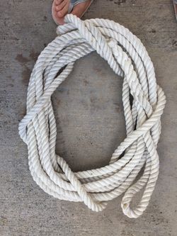 3/4" x 40' dock line with 12" eyelet