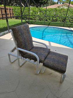 Outdoor Patio PVC Lounge Chair