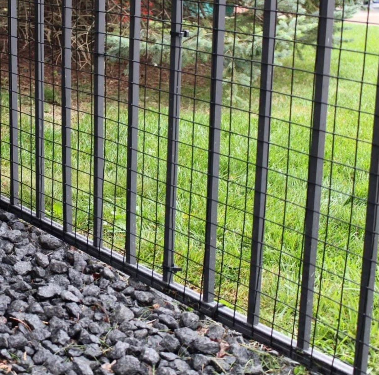 75 feet of 24" high Dog Proofer Wide Gap Roll Dog Pen Liner - Metal Pet Barrier