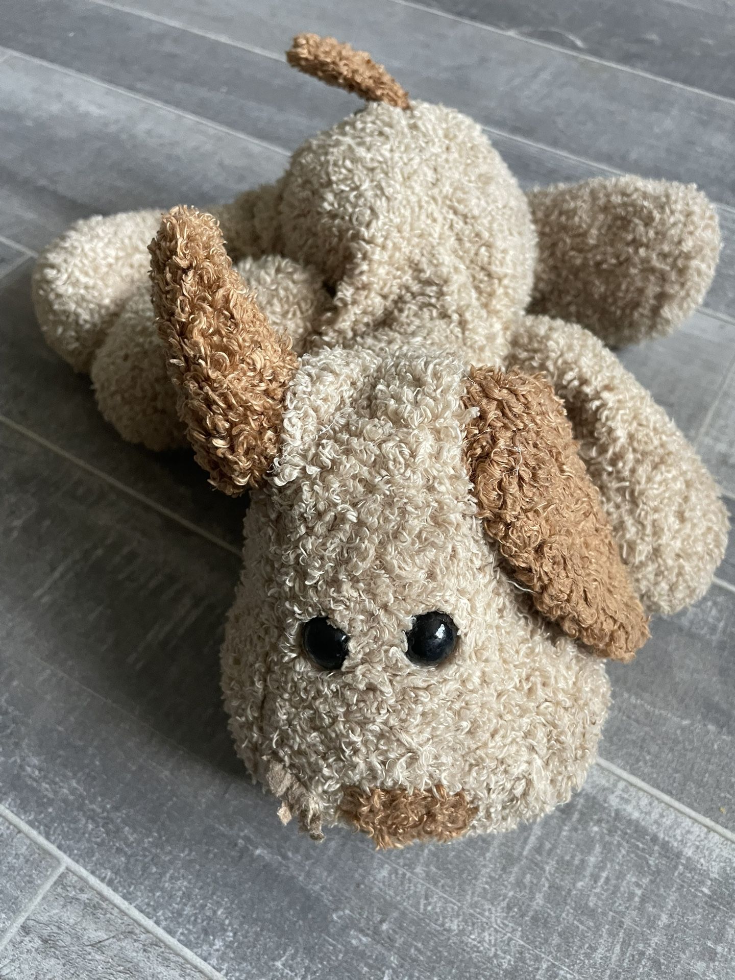 FIESTA Plush Laydown Puppy 10 Inch Vintage Plush