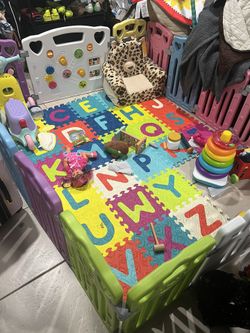 Playpen And Alphabet 