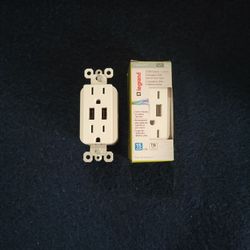 2usb Chargers And 2 Outlets