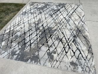 Cool Modern Style Large Area Rug (7’10”x10’)