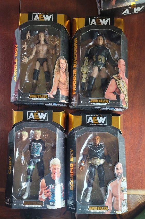 AEW WWE Wrestling Figures