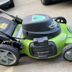 Greenworks 21’’ Corded Electric 12 A  lawn mower 