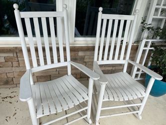 Pair of rocking chairs