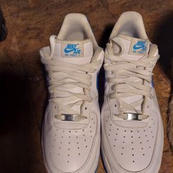 AIR FORCE 1 LOW 2007 WHT/PHOTO BLUE SIZE 12