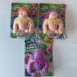 ORB Funkee Monkee MEGA 3 Pack - Funny, Stretchy, and Squishy Monkeys