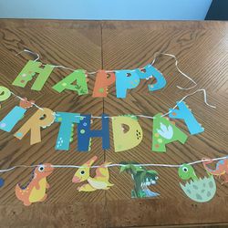 Dino Birthday Decorations 