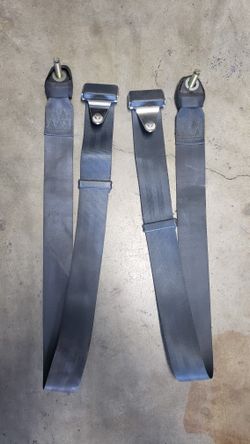 240SX S13 OEM rear seat belts
